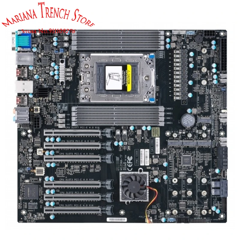 M12SWA-TF для материнской платы Supermicro Процессор AMD Ryzen Threadripper PRO серии 3000WX DDR4 PCI-E 4.0 M.2
